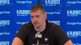 Nikola Jokic talks Game 7 Loss vs Timberwolves Postgame Interview [upl. by Iad]