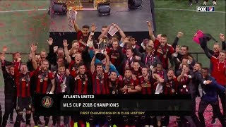 Atlanta Uniteds MLS Cup trophy ceremony [upl. by Cassie]