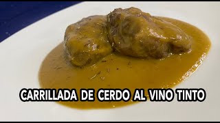 CARRILLADA DE CERDO AL VINO TINTO [upl. by Teferi56]