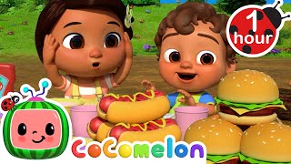 Ninas Lunchtime Simon Says Game  CoComelon Nursery Rhymes amp Kids Songs [upl. by Cam]