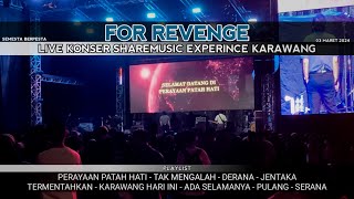 FOR REVENGE LIVE KONSER KARAWANG 2024 [upl. by Fari]