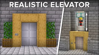 How To Build a Realistic Elevator in Minecraft [upl. by Uttica139]