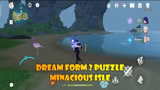 dream form 2 puzzle minacious isle genshin impact [upl. by Akisej]