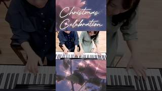 Christmas Celebration piano ピアノ連弾 hymn christmas [upl. by Clauddetta]