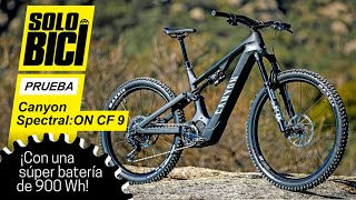 Prueba ebike Canyon SpectralON CF 9 con súper batería de 900 Wh [upl. by Abigail]