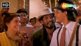 Aaj Hamari Basti Mein Mach Gayi Dhoom  Raju Ban Gaya Gentleman 1992  Shahrukh Khan Juhi Chawla [upl. by Bussey]