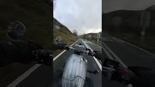 Riding a Triumph Bonneville T120 in the rain on Snake Pass in January [upl. by Melac]