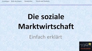 Die soziale Marktwirtschaft Alte Version [upl. by Norri]