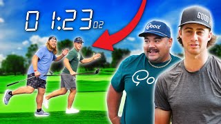 Fastest Golfer to Finish 3 Holes Wins [upl. by Caldera]