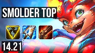 SMOLDER vs NASUS TOP  Rank 11 Smolder  EUW Challenger  1421 [upl. by Ecille]