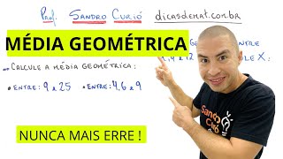 MÉDIA GEOMÉTRICA  APRENDA EM 5 MINUTOS [upl. by Patsis]