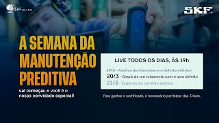 2ª Live  Semana de manutenção preditiva  Sinais de um rolamento com e sem defeito  2003 [upl. by Dwan291]