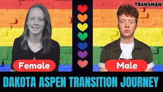 female to male  transgender male  ftm transition journey  Dakota Aspen  transman [upl. by Aronel526]