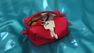 DaIsY´s DIY  Schlüsseltasche  Schlüsseletui mit Reißverschluss selber nähen [upl. by Sitruk]