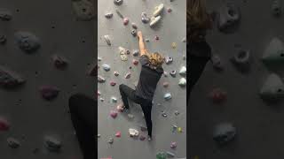 V3 bouldering indooractivities gym gymvideoclimbinggymclimbingclimberclimbsportssportfyp [upl. by Marmawke]