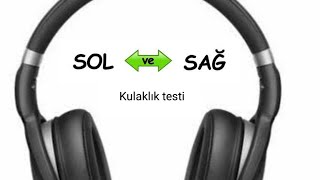 KULAKLIK SAĞ SOL TESTİ   2020 [upl. by Suilmann341]