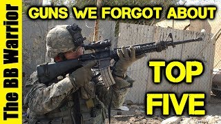 5 Airsoft Guns you Dont See Anymore on the Field [upl. by Aseek]