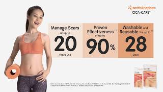 Treat Scars Effectively with CICACARE™  Smith amp Nephew [upl. by Amiarom439]