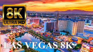 Las Vegas Nevada United States of America 8K Ultra HD [upl. by Ahsekan]