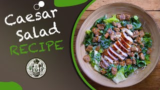 Classic Caesar Salad Recipe 🇮🇹  Homemade Dressing amp Fresh Flavors [upl. by Ellirpa]