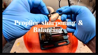 Rc Propeller sharping amp balancing [upl. by Durst]