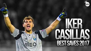 Iker Casillas ● Best Saves 2017 [upl. by Devin462]