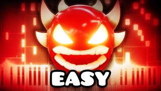 LIMBO  Geometry Dash  EASY Piano Tutorial [upl. by Galvan447]