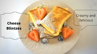 Cheese Blintzes  How To Make Cheese Blintzes super easy [upl. by Lerak]