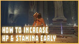 ELDEN RING  Erdtrees Favor Talisman Location How to Increase your HP amp Stamina Early [upl. by Novat]