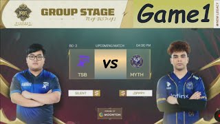 Game1Team Star Boyz vs Mythic Seal M6 Myanmar QualifierPlay In [upl. by Atikahs]