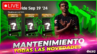 FIN DEL MANTENIMIENTO eFootball ✅ ESTAS SON LAS NOVEDADES EN EFOOTBALL 🔴 LIVE 🔴 AXG [upl. by Einnus]