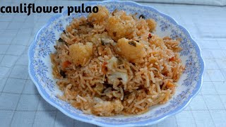 Cauliflower pulao  cauliflower biriyani recipe thekitchentime [upl. by Bronwyn]