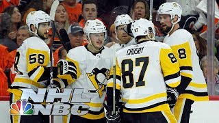 Pittsburgh Penguins vs Philadelphia Flyers I Game 3 I NHL Stanley Cup Playoffs I NBC Sports [upl. by Malachy]