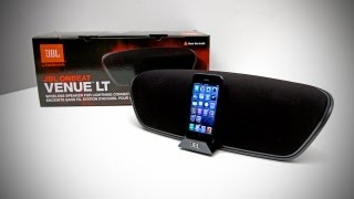 JBL Onbeat Venue LT Unboxing Wireless Speaker for iPhone 5 amp More [upl. by Borgeson]