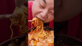 Sesame sauce instant noodles are so delicious TikTok VideoEating Spicy Food and Funny PranksFunny [upl. by Dnalyk]