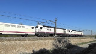 Tarde de trenes en Valdemoro  Madrid  Renfe  Transfesa  Medway [upl. by Mashe]