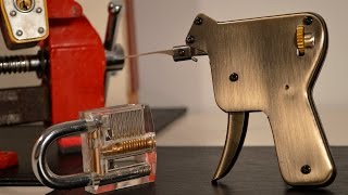 How to Open Locks with a Lock Pick Gun [upl. by Llenreb]