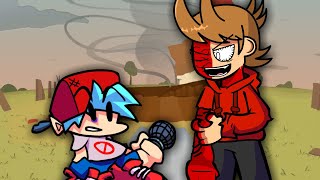 fnf tord red fury preremastereddTordbot cutscene [upl. by Elum]