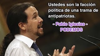 Pablo Iglesias al Gobierno “límpiensen la boca para hablar de DDHH”  232 😬 🤐 [upl. by Renaud972]