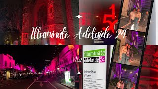 Illuminate Adelaide 24  Australia Adelaide  Adelaide street vlog 7 [upl. by Wolsky]