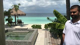 Waldorf Astoria Maldives  Two bedroom Grand Beach Villa with Pool [upl. by Ardeth]