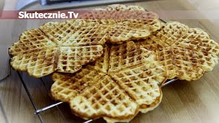 Gofry serowe z ziołami  SkutecznieTv HD [upl. by Yracaz]