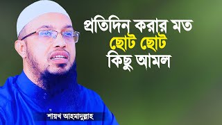 প্রতিদিন করার মত ছোট ছোট কিছু আমল  শায়খ আহমাদুল্লাহ  Islamic Waz Bangla  Shaikh Ahmadullah [upl. by Amalea]