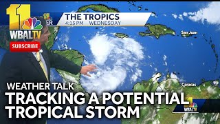 Weather Talk Tracking a potential tropical storm [upl. by Eicart]