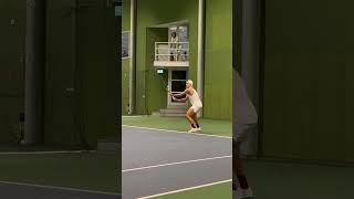 Holger Rune practicing at our CEO Mark Leschly’s family facility in Denmark 🇩🇰 Tennis [upl. by Yumuk]