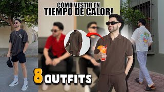 HAUL de VERANO  CÓMO VESTIR en TIEMPO de CALOR 8 Summer Outfits Nova Men [upl. by Alien]