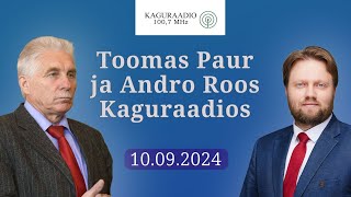 Toomas Paur ja Andro Roos Kaguraadios 10092024 [upl. by Nary]