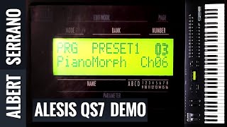 ALESIS QS7 test Piano Morph PATCH with River Flows in You cover [upl. by Astera]