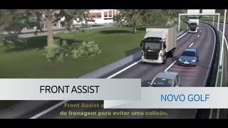 Novo Golf  Front Assist  VWBrasil [upl. by Derfiniw990]