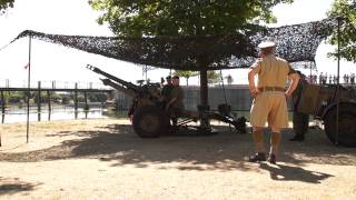 3e Batterie dartillerie de campagne de Montréal au Festival Culturel Militaire De Montréal [upl. by Zhang]